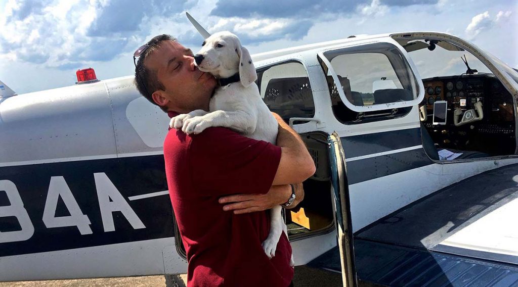 Hombre compró avión para rescatar animales