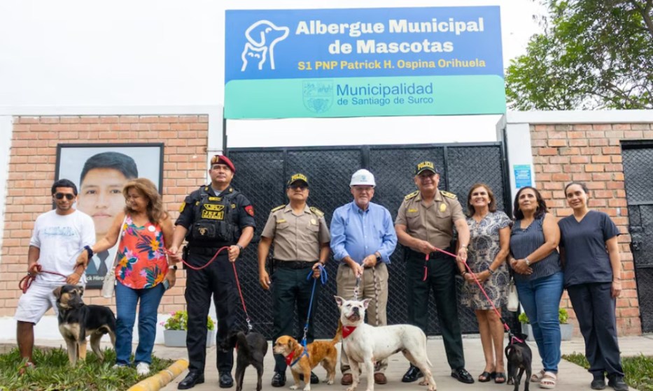 Surco: Inauguran refugio para mascotas en honor al policía que se lanzó al Rímac por salvar a un perro