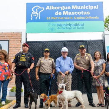 Surco: Inauguran refugio para mascotas en honor al policía que se lanzó al Rímac por salvar a un perro